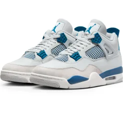 Air Jordan 4 Retro Military Blue< White Trainers|Trainers