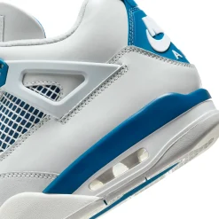 Air Jordan 4 Retro Military Blue< White Trainers|Trainers