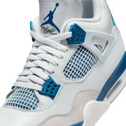 Air Jordan 4 Retro Military Blue< White Trainers|Trainers