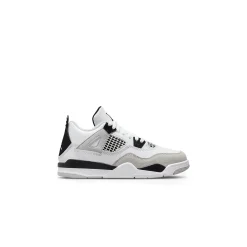 Air Jordan 4 Retro Military Black (PS)< White Trainers|Trainers