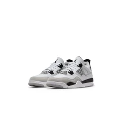 Air Jordan 4 Retro Military Black (PS)< White Trainers|Trainers