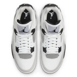Air Jordan 4 Retro Military Black< White Trainers|Trainers