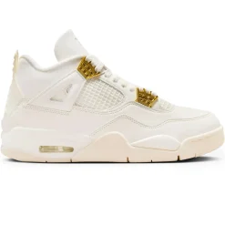 Air Jordan 4 Retro Sail Metallic Gold (W)< Trainers