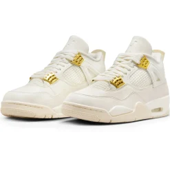 Air Jordan 4 Retro Sail Metallic Gold (W)< Trainers