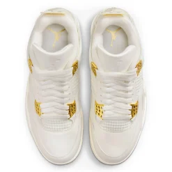 Air Jordan 4 Retro Sail Metallic Gold (W)< Trainers