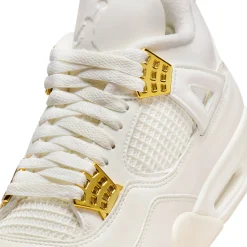 Air Jordan 4 Retro Sail Metallic Gold (W)< Trainers