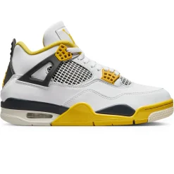 Air Jordan 4 Retro Vivid Sulfur (W)< White Trainers|Trainers