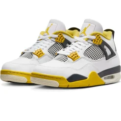 Air Jordan 4 Retro Vivid Sulfur (W)< White Trainers|Trainers