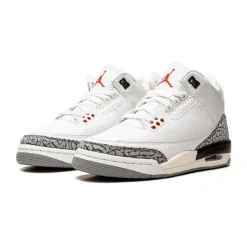 Air Jordan 3 Retro White Cement Reimagined (GS)< White Trainers|Trainers