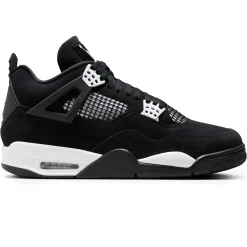 Air Jordan 4 Retro White Thunder< Black Trainers|Trainers