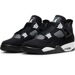 Air Jordan 4 Retro White Thunder< Black Trainers|Trainers