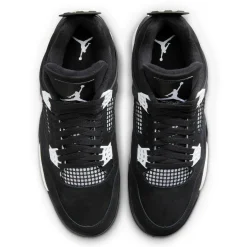 Air Jordan 4 Retro White Thunder< Black Trainers|Trainers