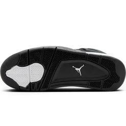 Air Jordan 4 Retro White Thunder< Black Trainers|Trainers