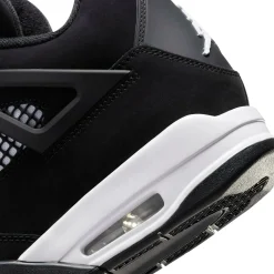 Air Jordan 4 Retro White Thunder< Black Trainers|Trainers