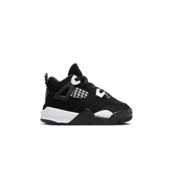 Air Jordan 4 Retro White Thunder (TD)< Black Trainers|Trainers