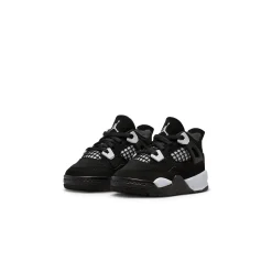 Air Jordan 4 Retro White Thunder (TD)< Black Trainers|Trainers