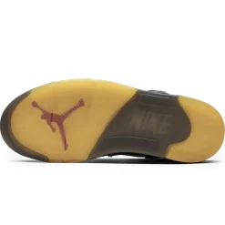Air Jordan 5 x Off White Muslin< Black Trainers|Trainers