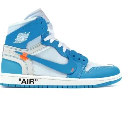 Air Jordan 1 X Off-White Retro High UNC University Blue< Trainers