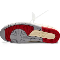 Air Jordan 2 X Off-White Retro Low White Varsity Red< White Trainers|Trainers