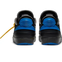Air Jordan 2 X Off-White Retro Low Black Blue< Black Trainers|Trainers