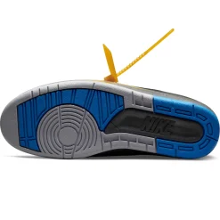 Air Jordan 2 X Off-White Retro Low Black Blue< Black Trainers|Trainers