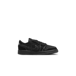 Air Jordan X Travis Scott 1 Low OG SP Black Phantom (PS)< Black Trainers|Trainers