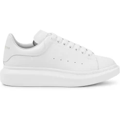 Alexander Mcqueen Raised Sole White Sneaker (W)< White Trainers|Designer Trainers