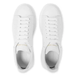 Alexander Mcqueen Raised Sole White Sneaker (W)< White Trainers|Designer Trainers