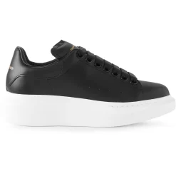 Alexander Mcqueen Raised Sole Black Sneaker (W)< Black Trainers|Designer Trainers