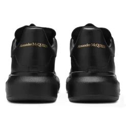 Alexander Mcqueen Raised Sole Triple Black Sneaker< Black Trainers|Designer Trainers