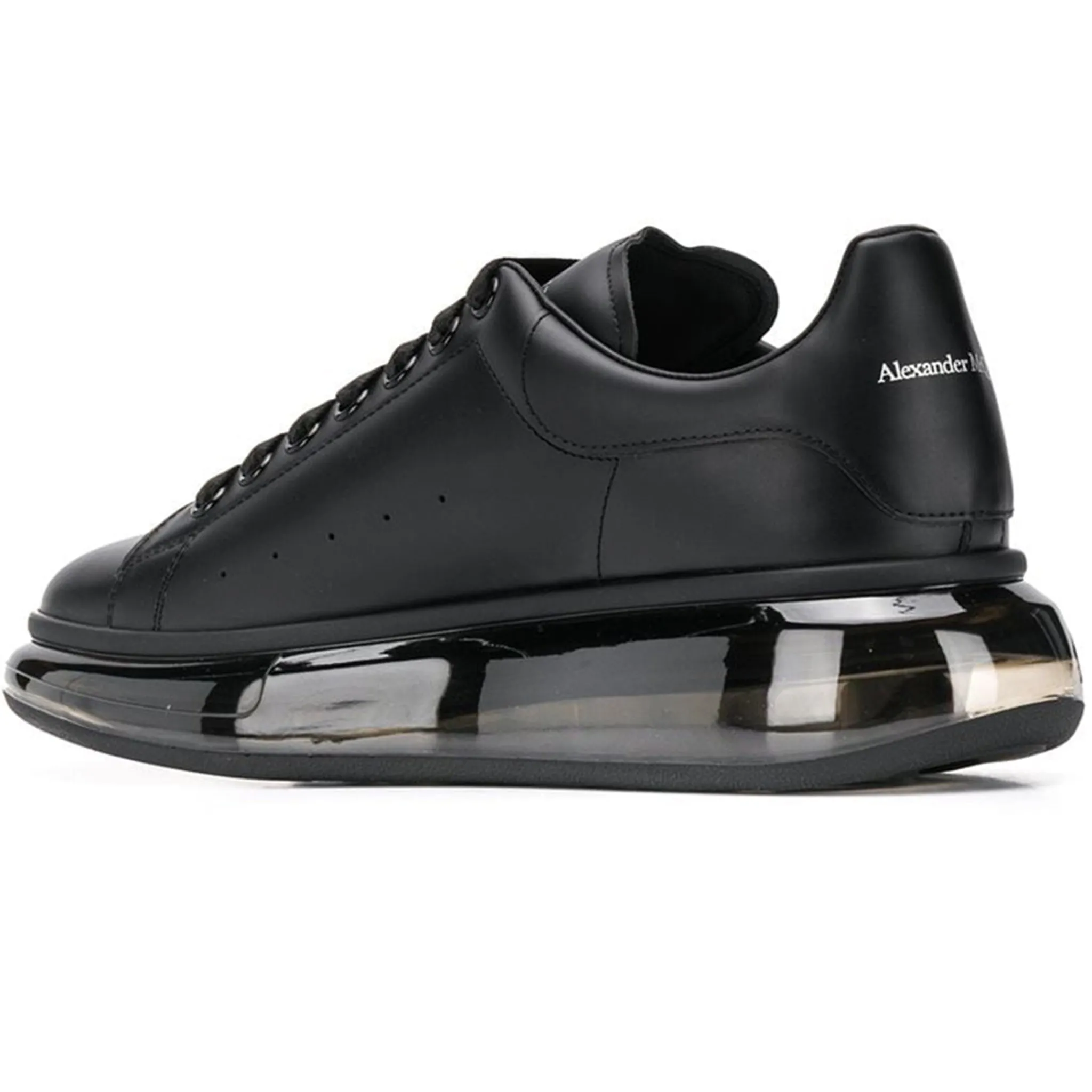 Alexander Mcqueen Raised Sole Black Bubble Sneaker< Black Trainers|Designer Trainers