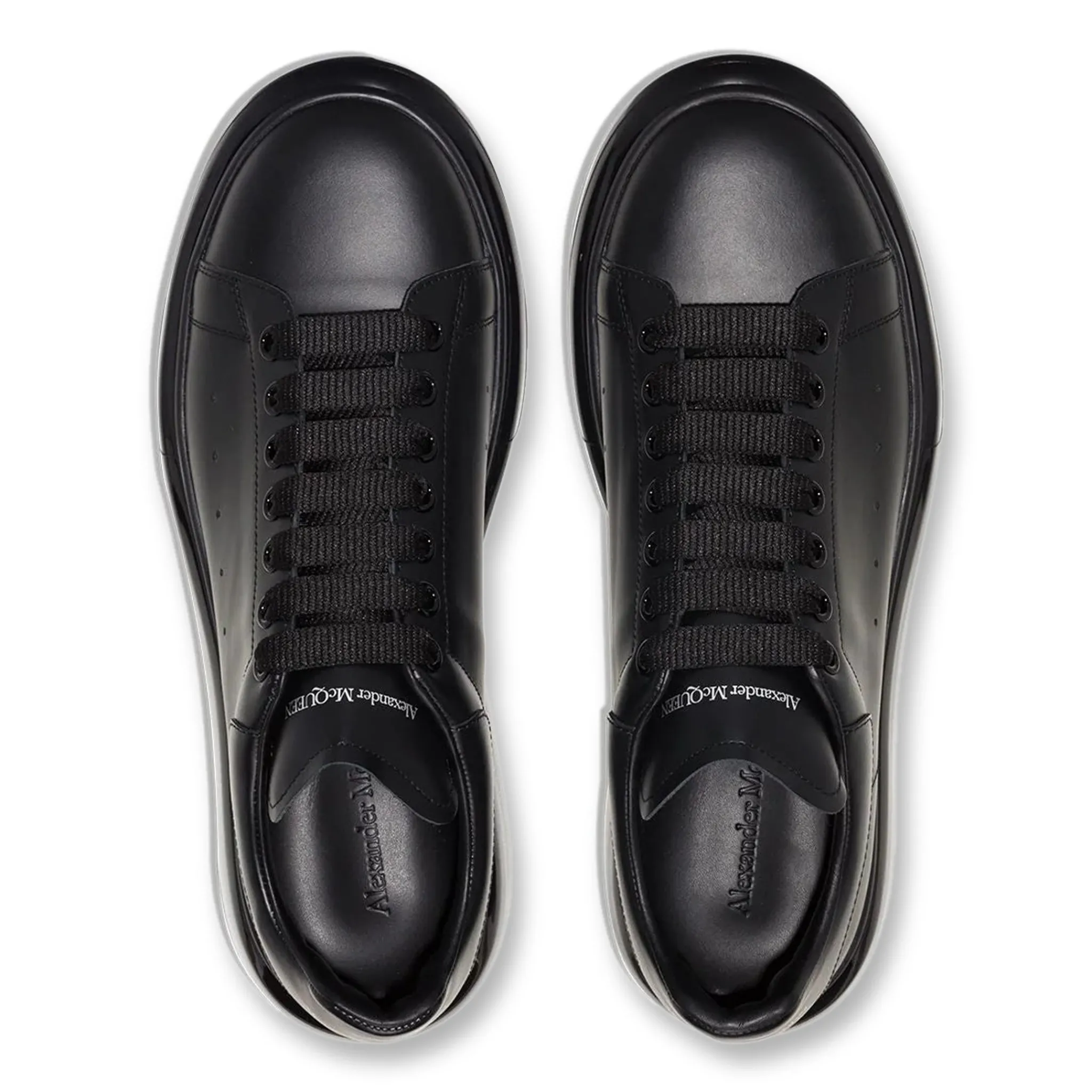 Alexander Mcqueen Raised Sole Black Bubble Sneaker< Black Trainers|Designer Trainers