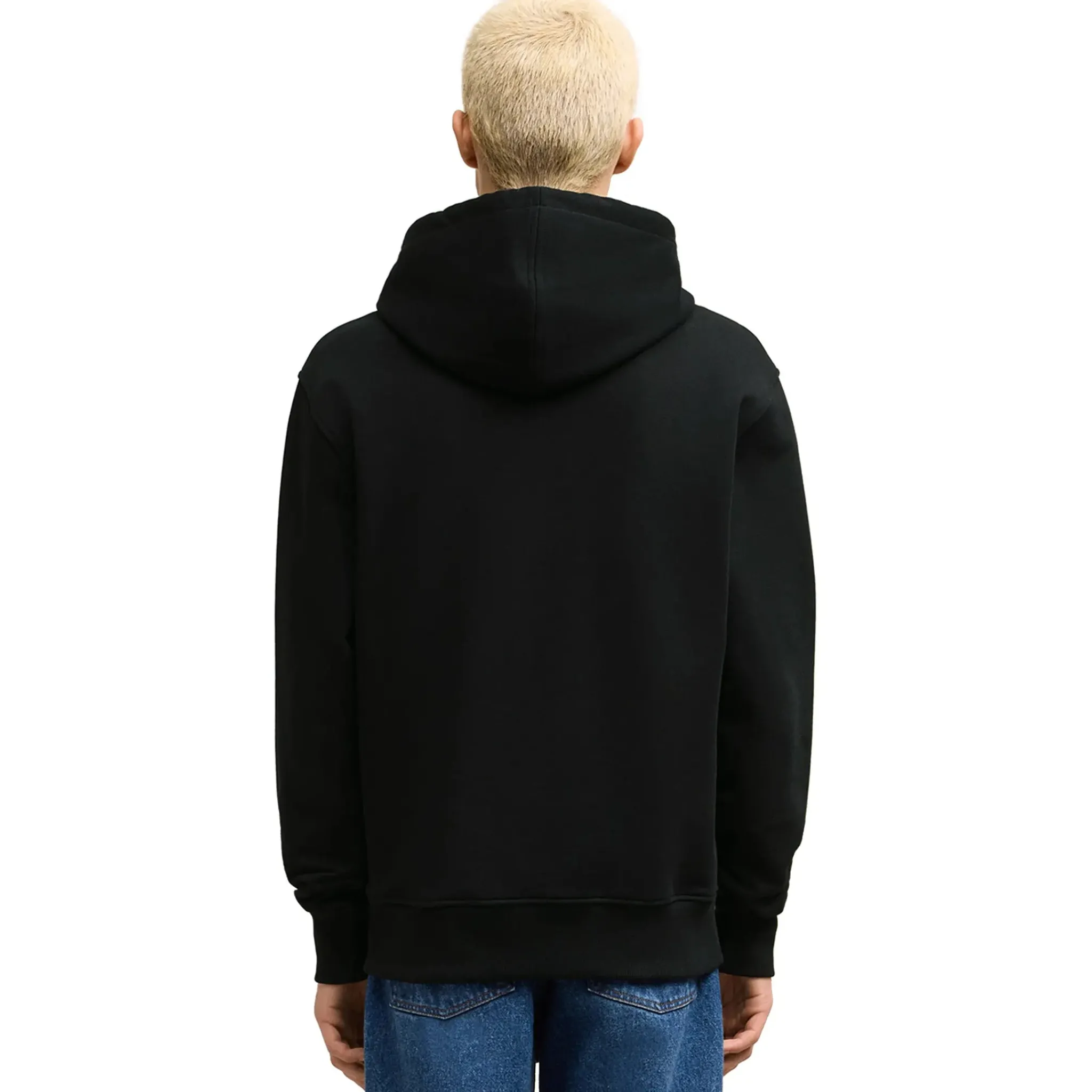 Ami Paris Ami De Coeur Cotton Black Zip-Up Hoodie< Sweatshirts & Hoodies
