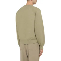 Ami Paris Ami De Coeur Green Sweatshirt< Sweatshirts & Hoodies