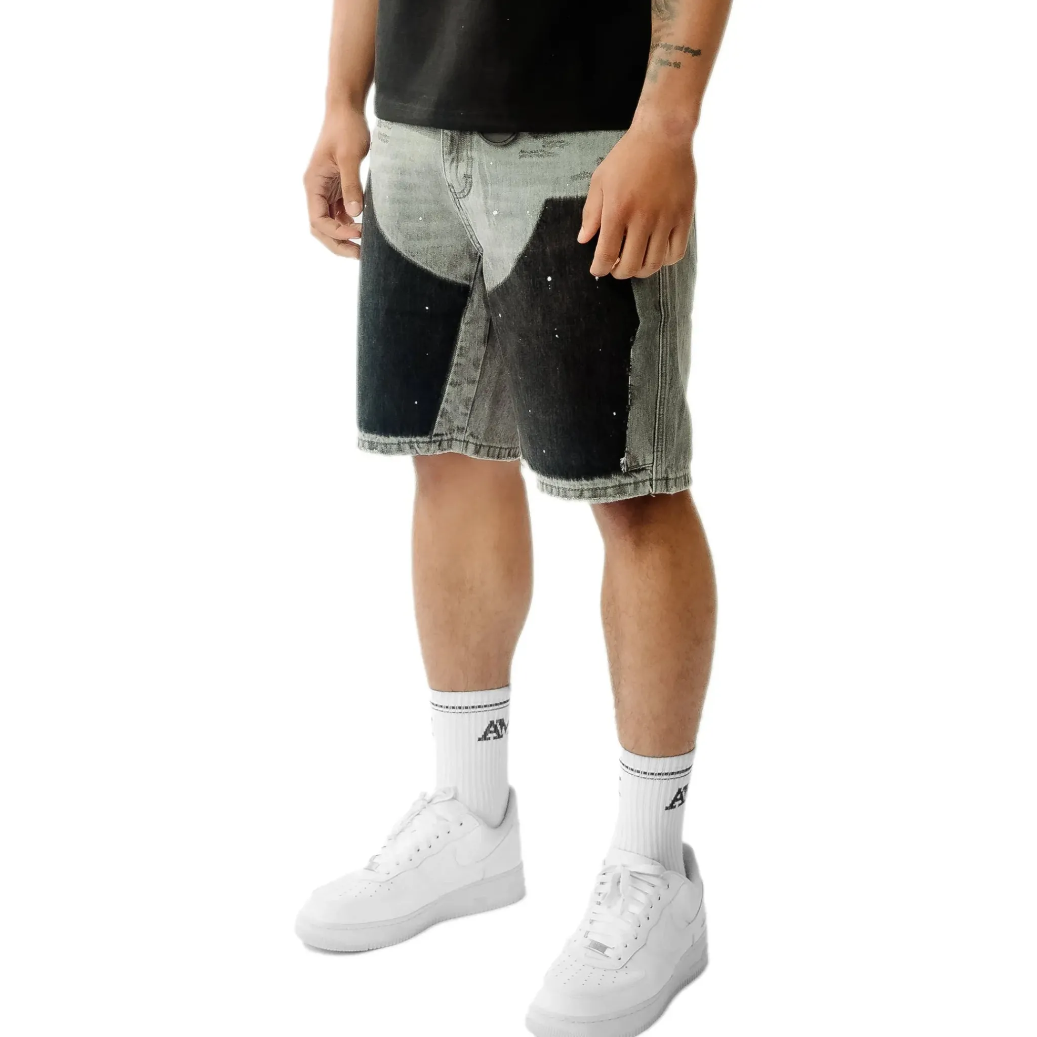 Amicci Adrano Grey Carpenter Shorts< Shorts