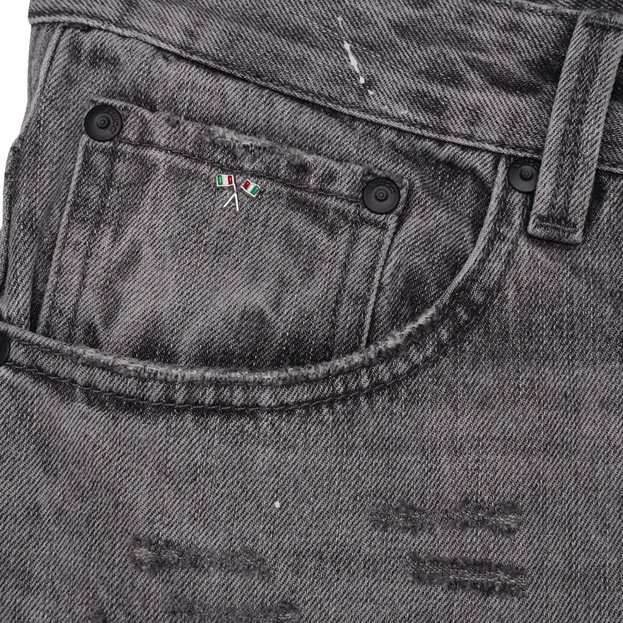 Amicci Adrano Grey Carpenter Shorts< Shorts