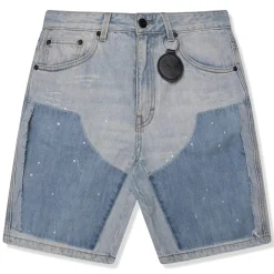 Amicci Adrano Light Blue Carpenter Shorts< Shorts