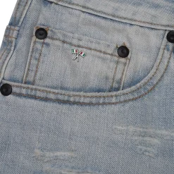 Amicci Adrano Light Blue Carpenter Shorts< Shorts