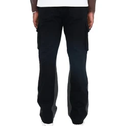 Amicci Renzo Flare Cargo Pants Black< Cargo Pants|Bottoms