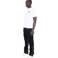 Amicci Renzo Flare Cargo Pants Black< Cargo Pants|Bottoms