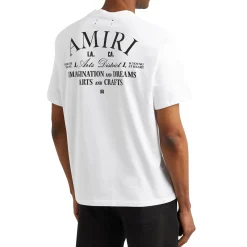 Amiri Arts District White T Shirt< T-shirts