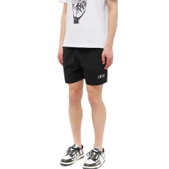 Amiri Core Logo Swim Shorts Black< Swimwear|Shorts