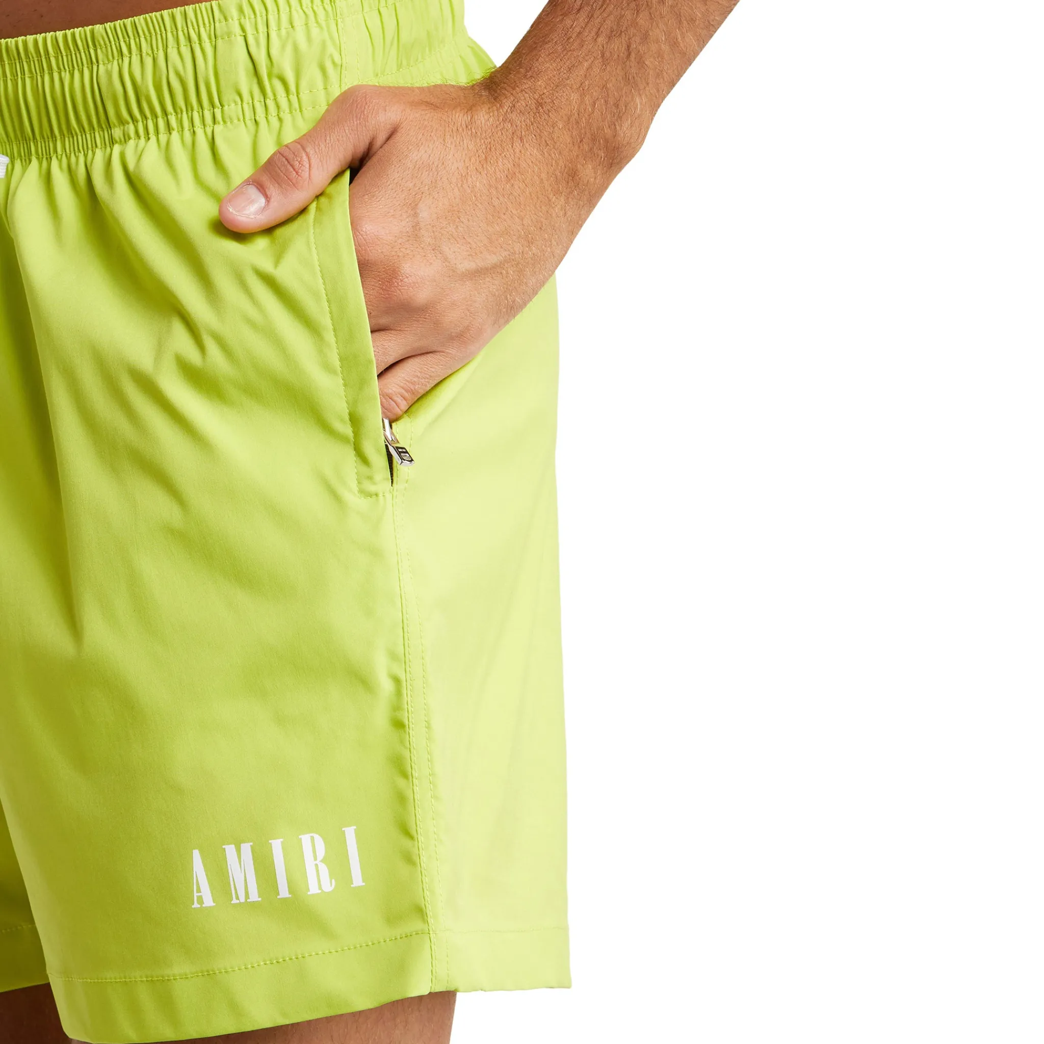 Amiri Core Logo Swim Shorts Lime< Swimwear|Shorts