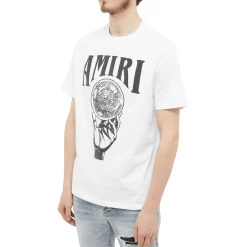 Amiri Crystal Ball T Shirt White< T-shirts