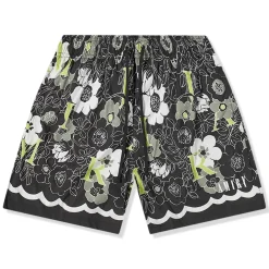 Amiri Flower Black Swim Shorts< Swimwear|Shorts
