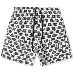 Amiri Interweave Black White Swim Shorts< Swimwear|Shorts