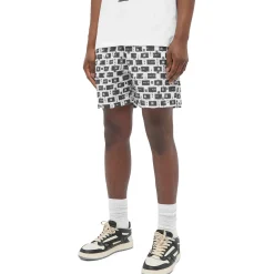 Amiri Interweave Black White Swim Shorts< Swimwear|Shorts