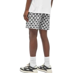 Amiri Interweave Black White Swim Shorts< Swimwear|Shorts