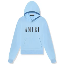 Amiri Kids '' Baby Blue Hoodie< Sweatshirts & Hoodies