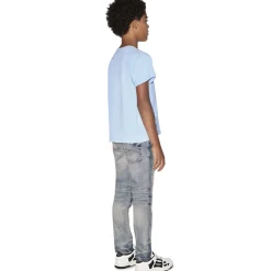 Amiri Kids '' Baby Blue T Shirt< T-shirts